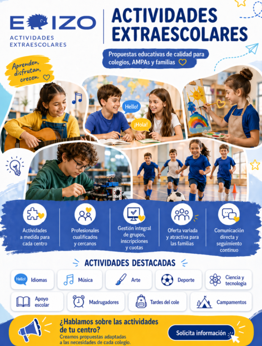 Oferta Actividades Extraescolares Erizo