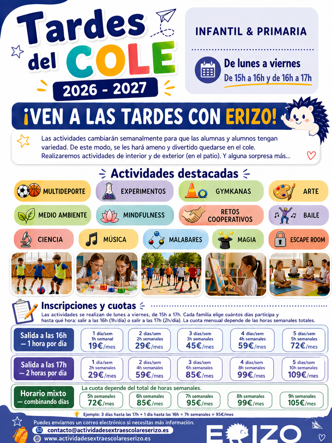 Tardes del cole 2026 - 2027